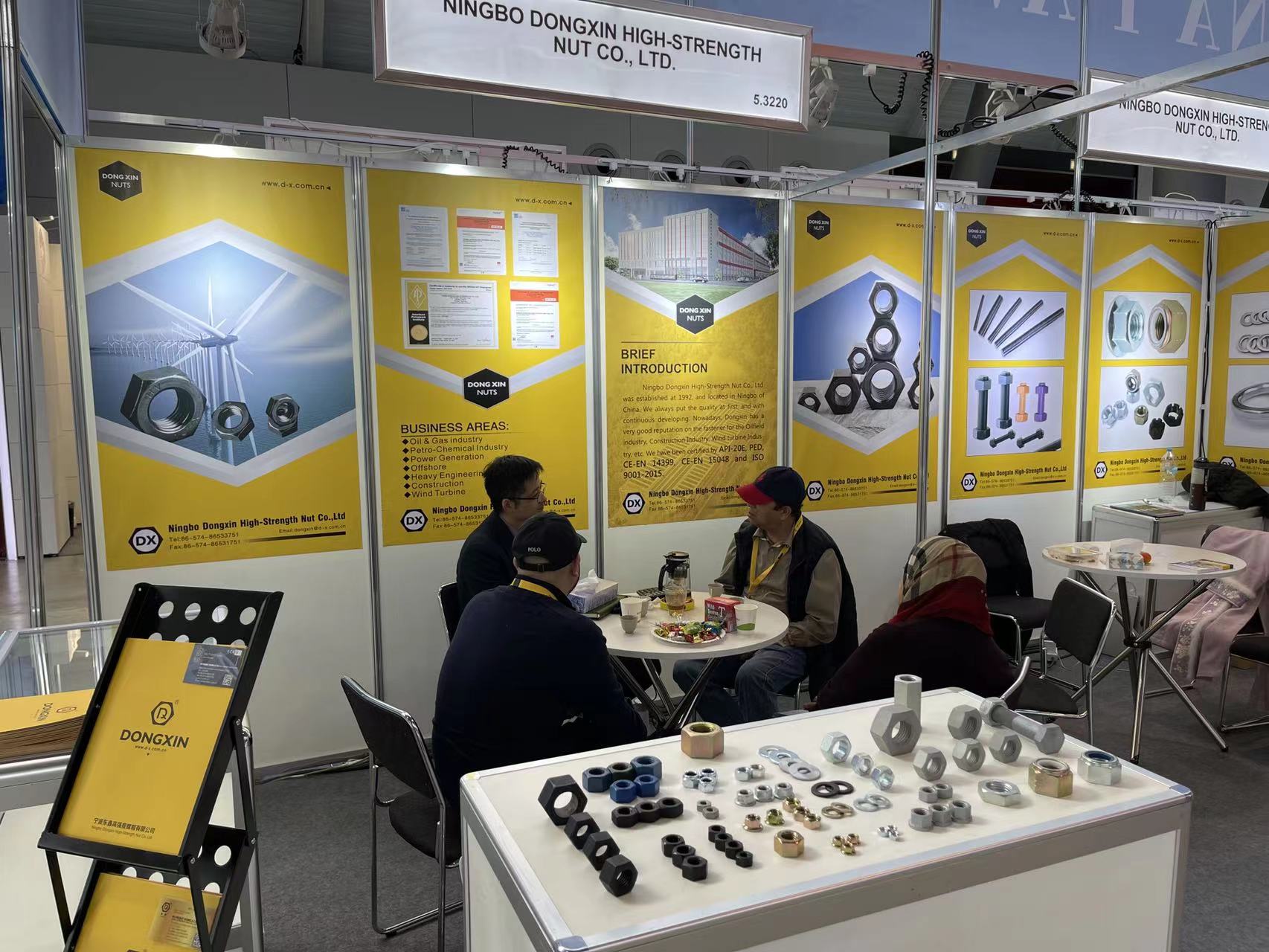 FASTENER FAIR GLOBAL IN STUTTGART ,2123 OF MARCH,BOOTH NUMBER3220